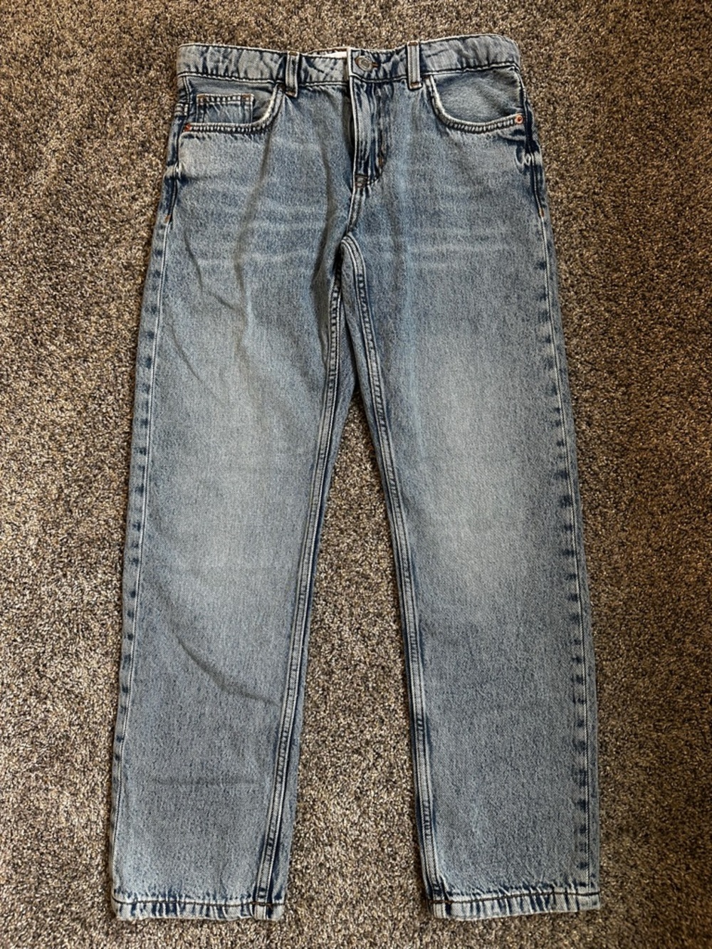 Zara Boys Light Blue Straight Jeans